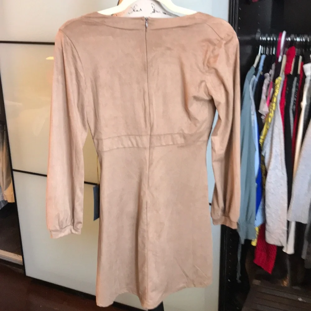 Faux suede dress NWT - Picture 5 of 7
